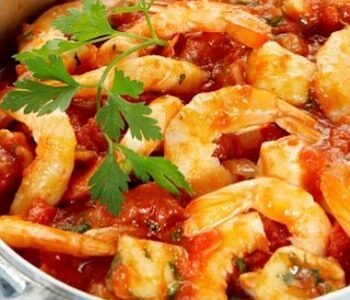 prawn saganaki